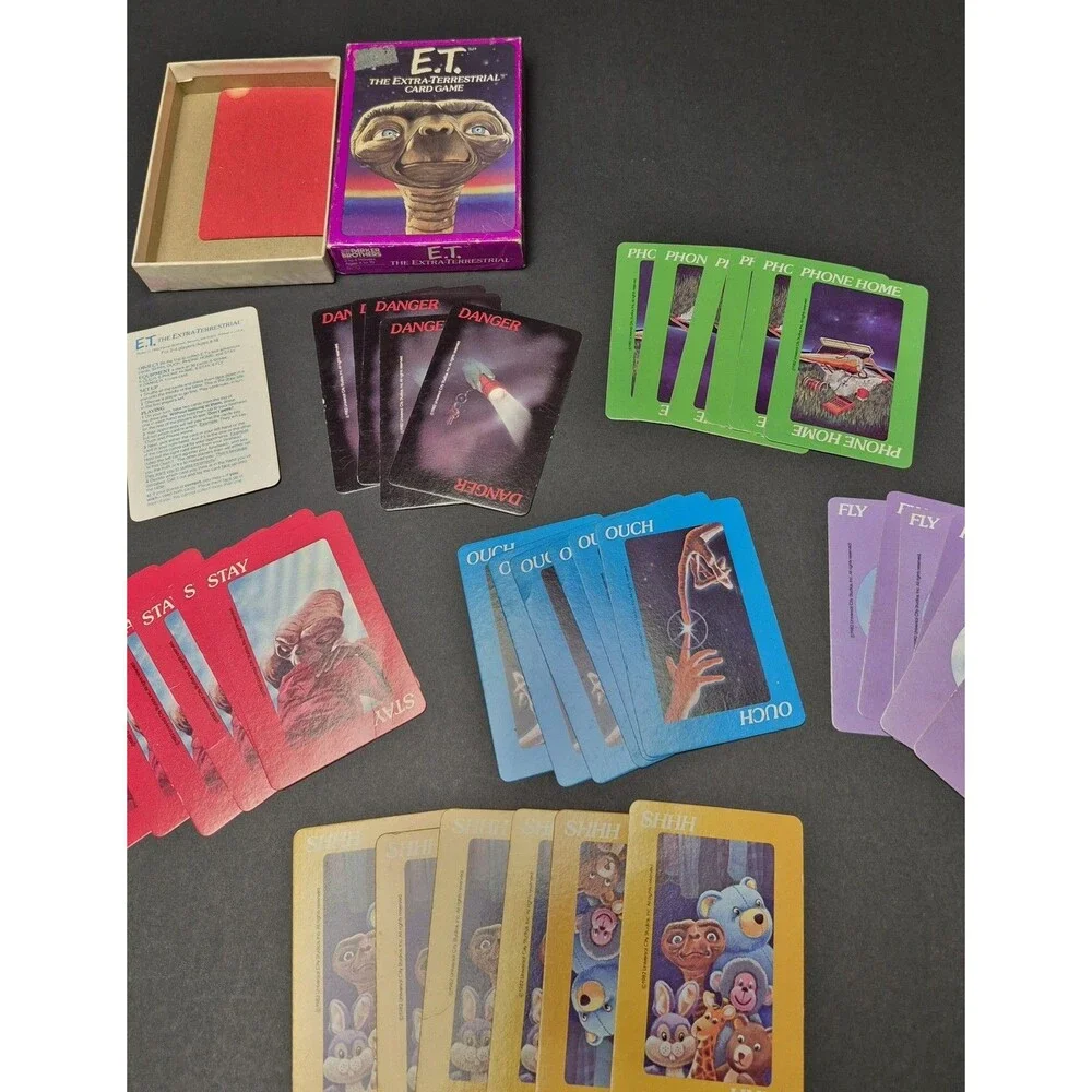 Extra-Terrestrial ET card game Spielberg et Alien Card Game